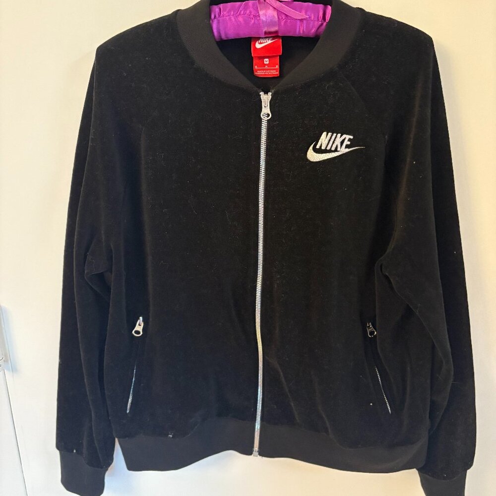 Nike Velour Zip-Up Jacket
